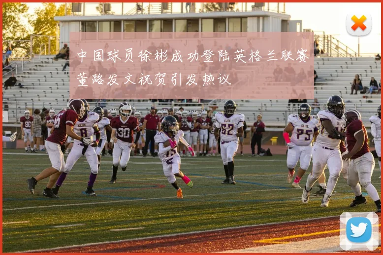 中国球员徐彬成功登陆英格兰联赛董路发文祝贺引发热议